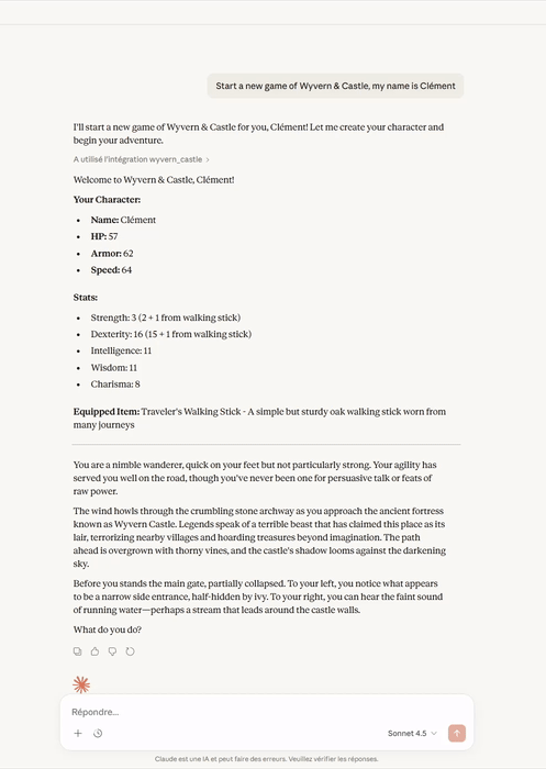 Création d'un joueur